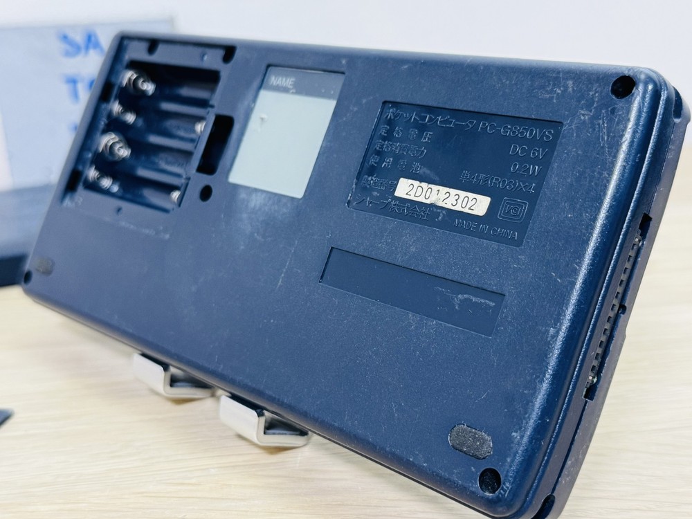 SHARP PC-G850VS Pocket Computer BASIC Tested Working See Description