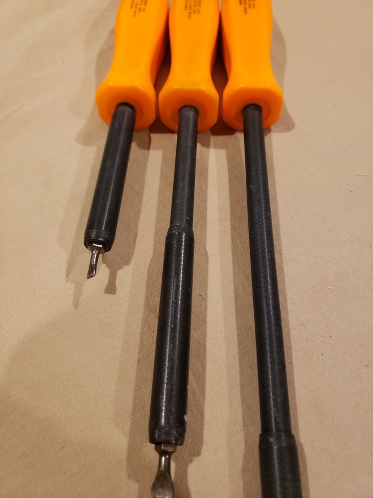 Snap On Flat Tip 1000v Non-Conductive Composite Orange Screwdriver IHT53, 59, 63