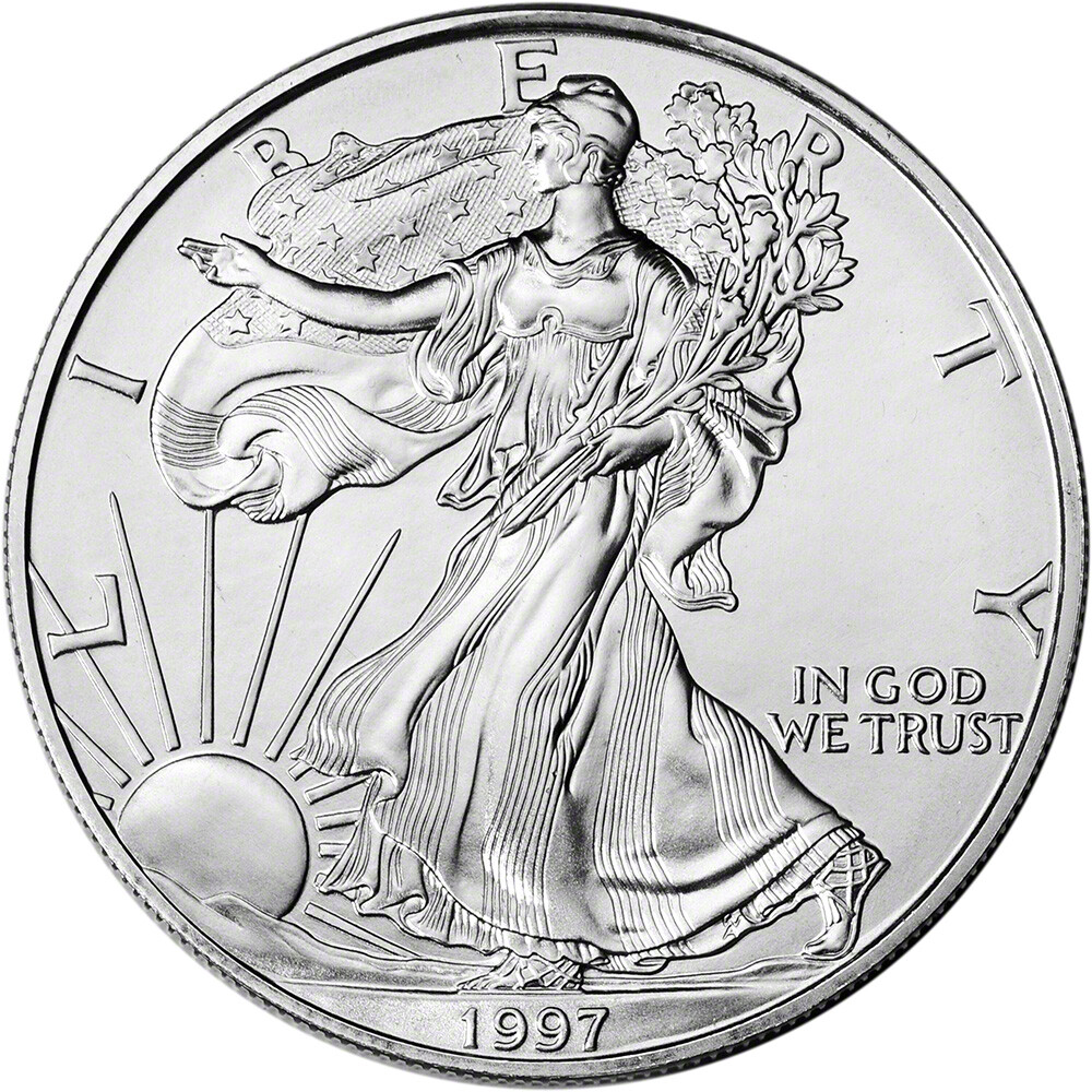 1997 American Silver Eagle Coin - NGC MS69