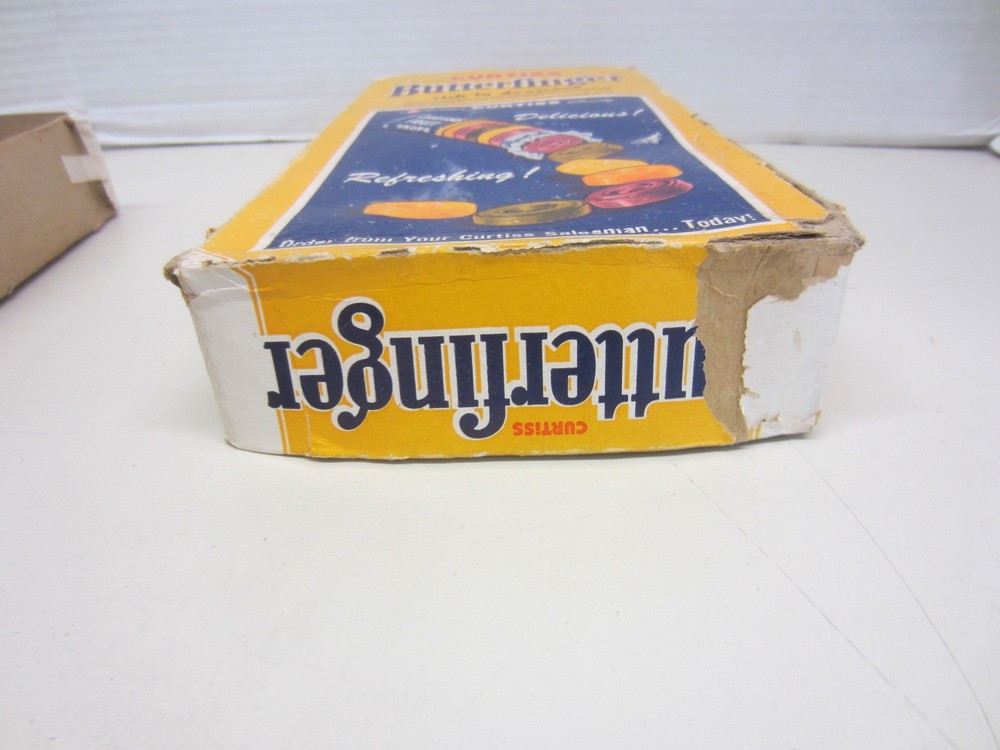 Vintage 1950's CURTISS Butterfinger Fruit Drops Candy EMPTY BOX ONLY