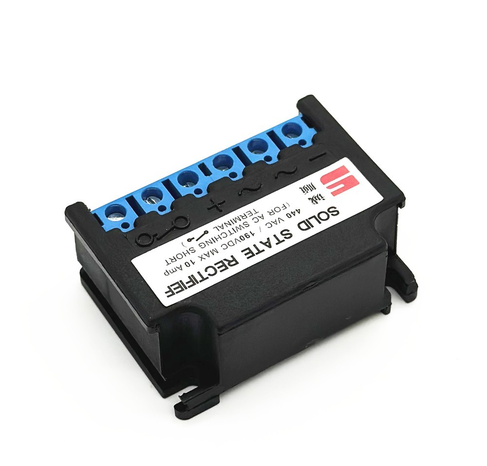 1PC 440VAC 190VDC MAX 10Amp Motor Brake Rectifier SOLID STATE RECTIFIER