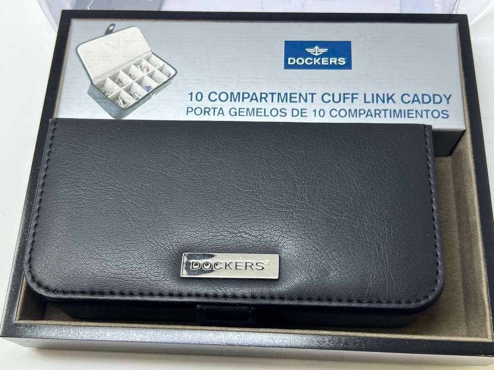 Compartment cufflink caddy unused