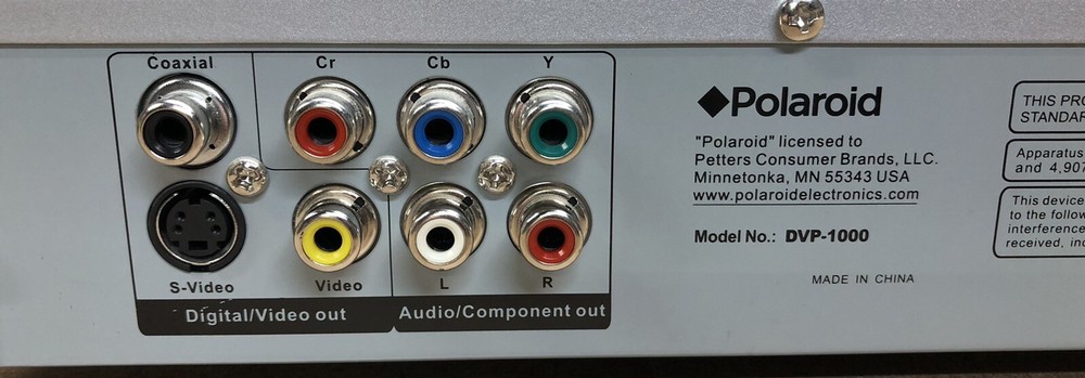 Polaroid DVP-1000 DVD Player