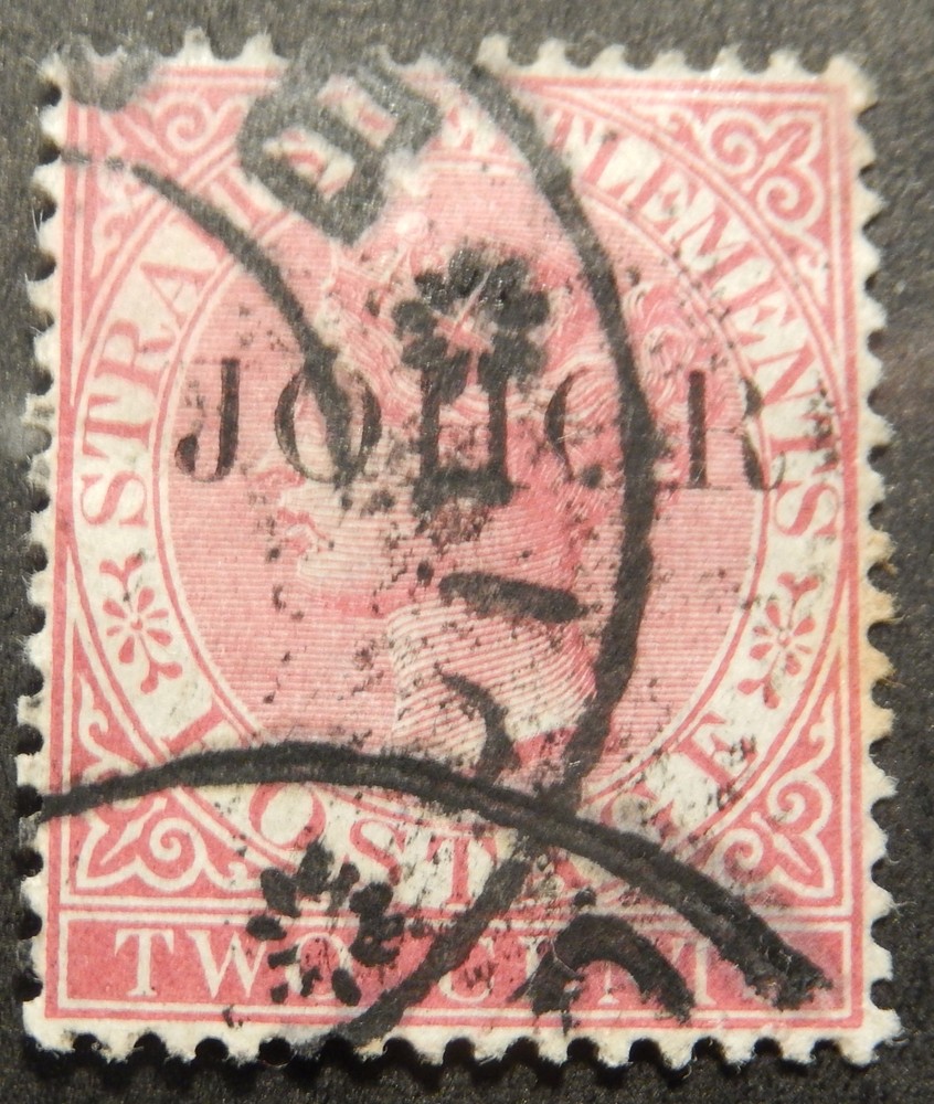 India - Johore Scott # 10, Used