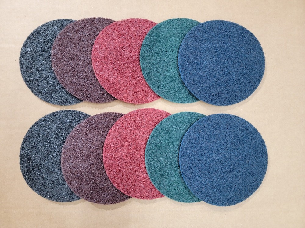 Scotch-Brite 6” Surface Conditioning Disc Sample Pack VF Fine Medium Coarse XC
