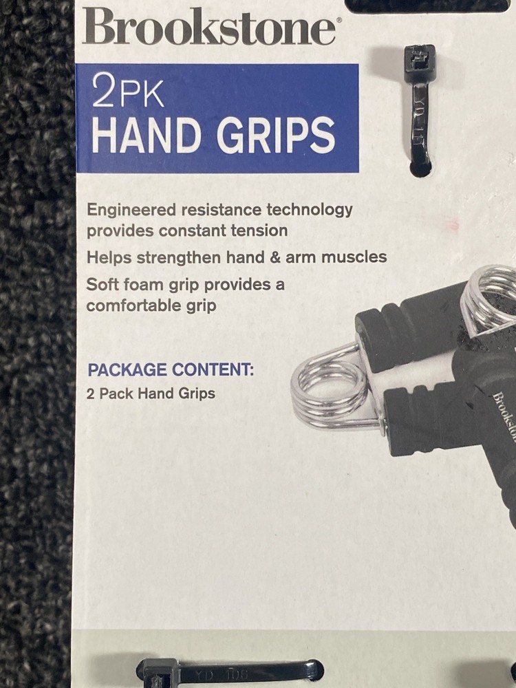 Brookstone Handgrips 2 Pack Hand Muscles Resistance Training