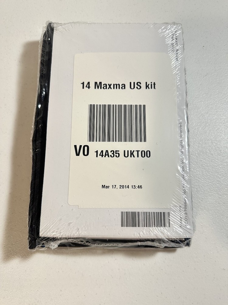 2014 Nissan Maxima Owners Manual Set Sealed