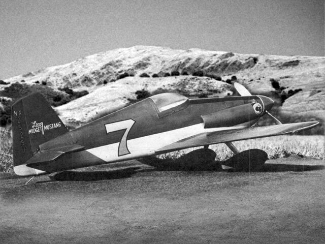 Model Airplane Plans (UC): Long Midget Scale 32" Goodyear Racer .29-.32 Engine