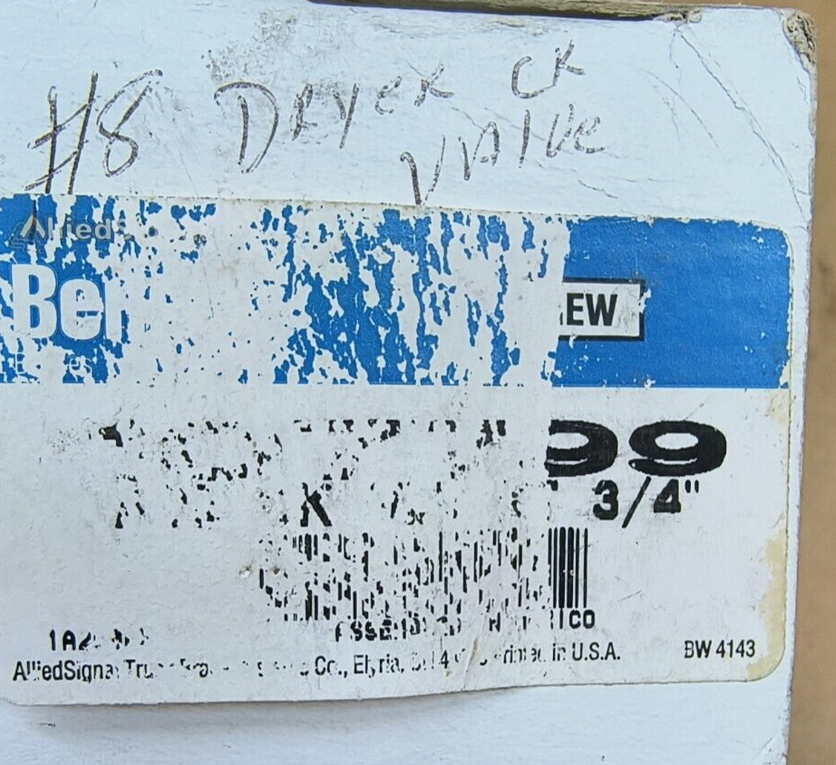 Bendix Check Valve 107799 AD-9 3/4"