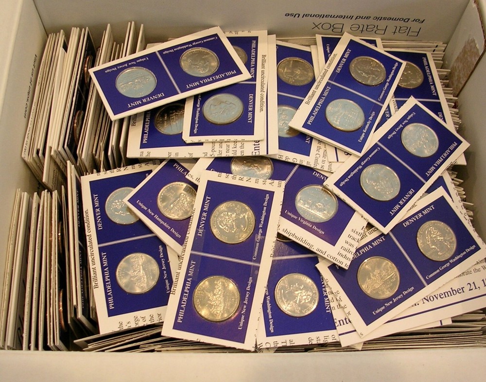2000 Virginia P & D State Quarters - Uncirculated Statehood Quarter Set