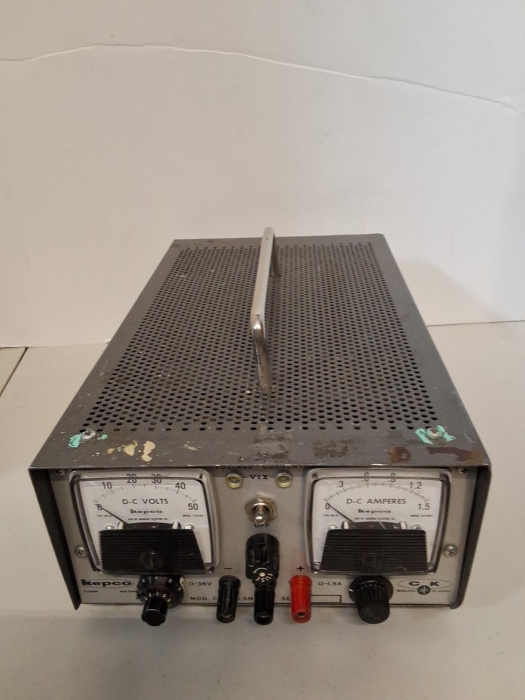 Vintage Kepco Regulated DC Power Supply Untested