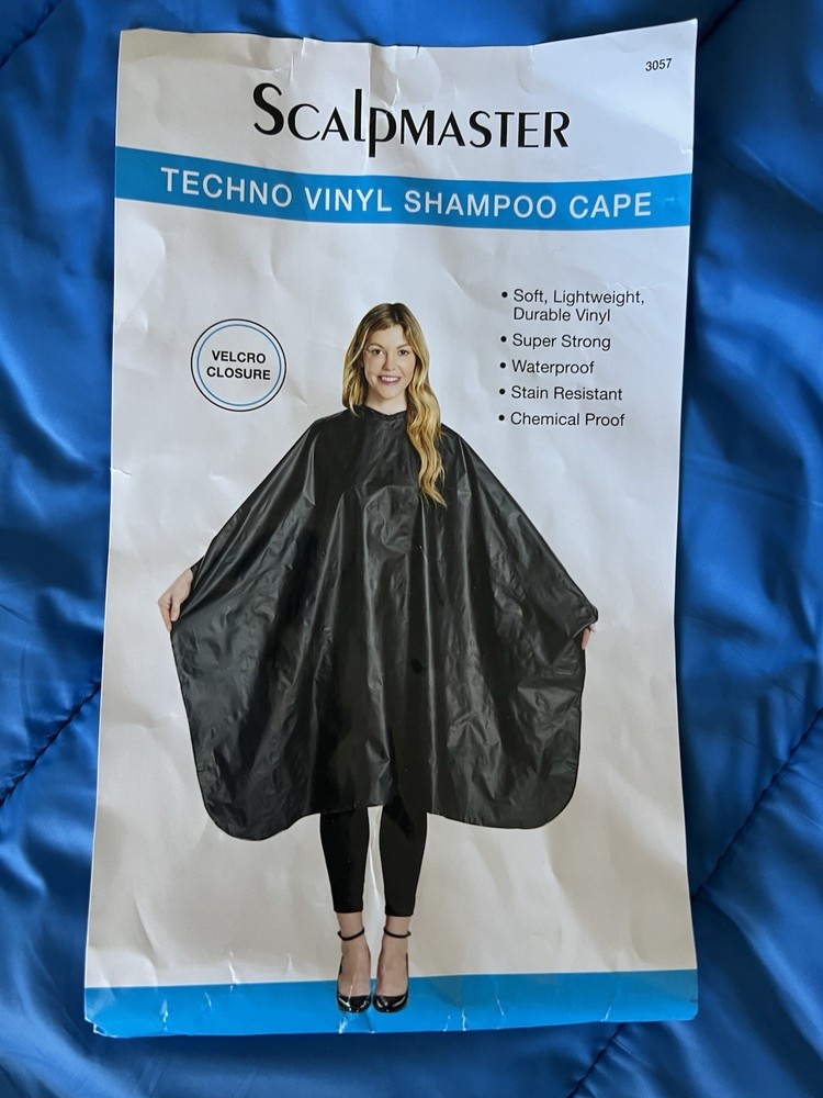Scalpmaster Techno Vinyl Shampo Cape