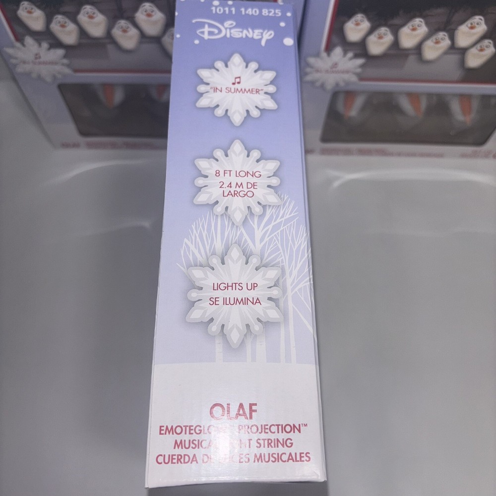 Disney Frozen OLAF Singing Illuminated 8 Ct Musical 8 FT String Light Set