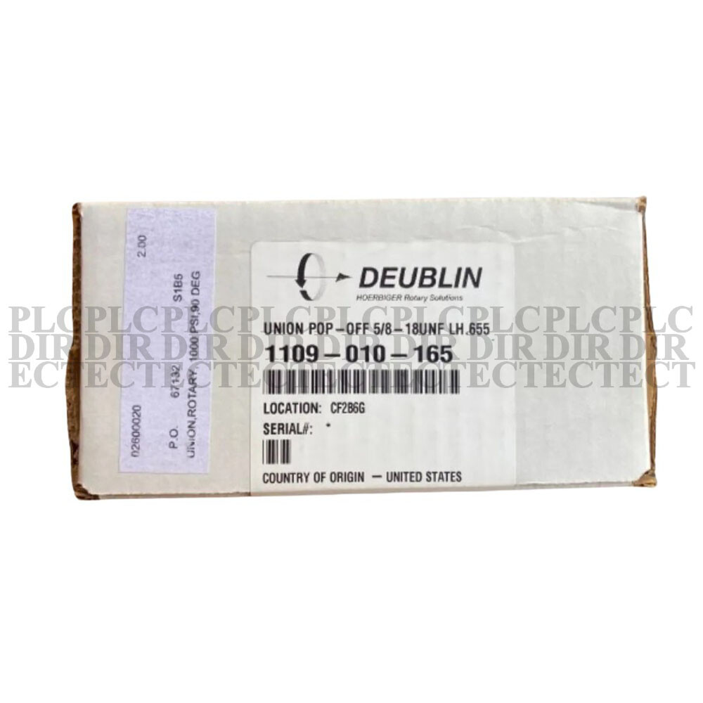 New DEUBLIN 1109-010-165 Coolant Rotary Joint