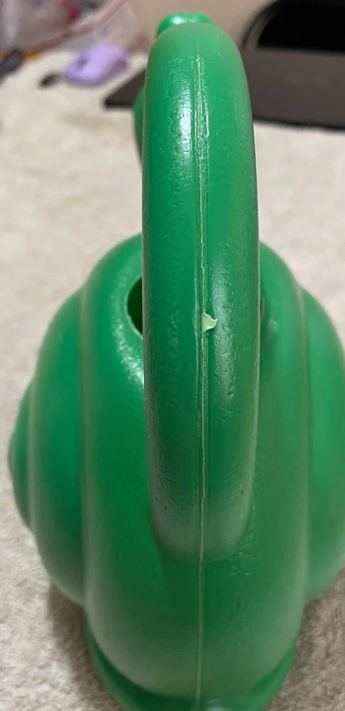 Green Plastic Snail Watering Can