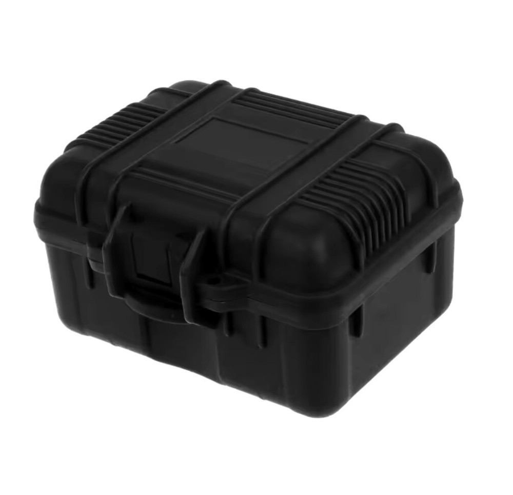 Travel Protective Watch Case / Box - Single Solid ABS Shockproof - Black