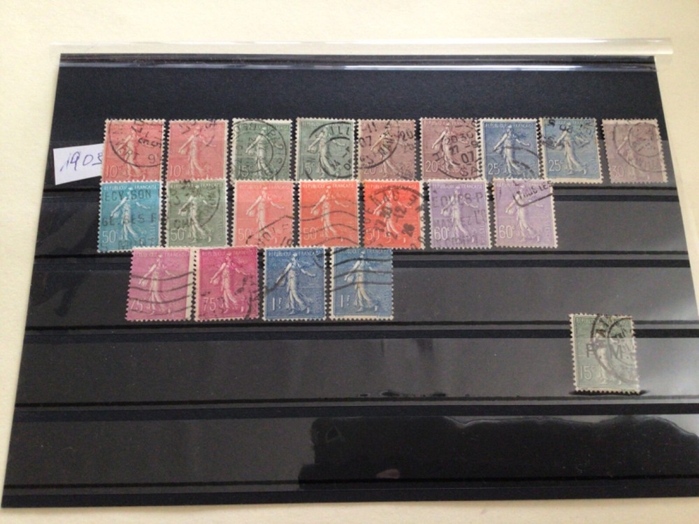France 1903 used stamps A12906