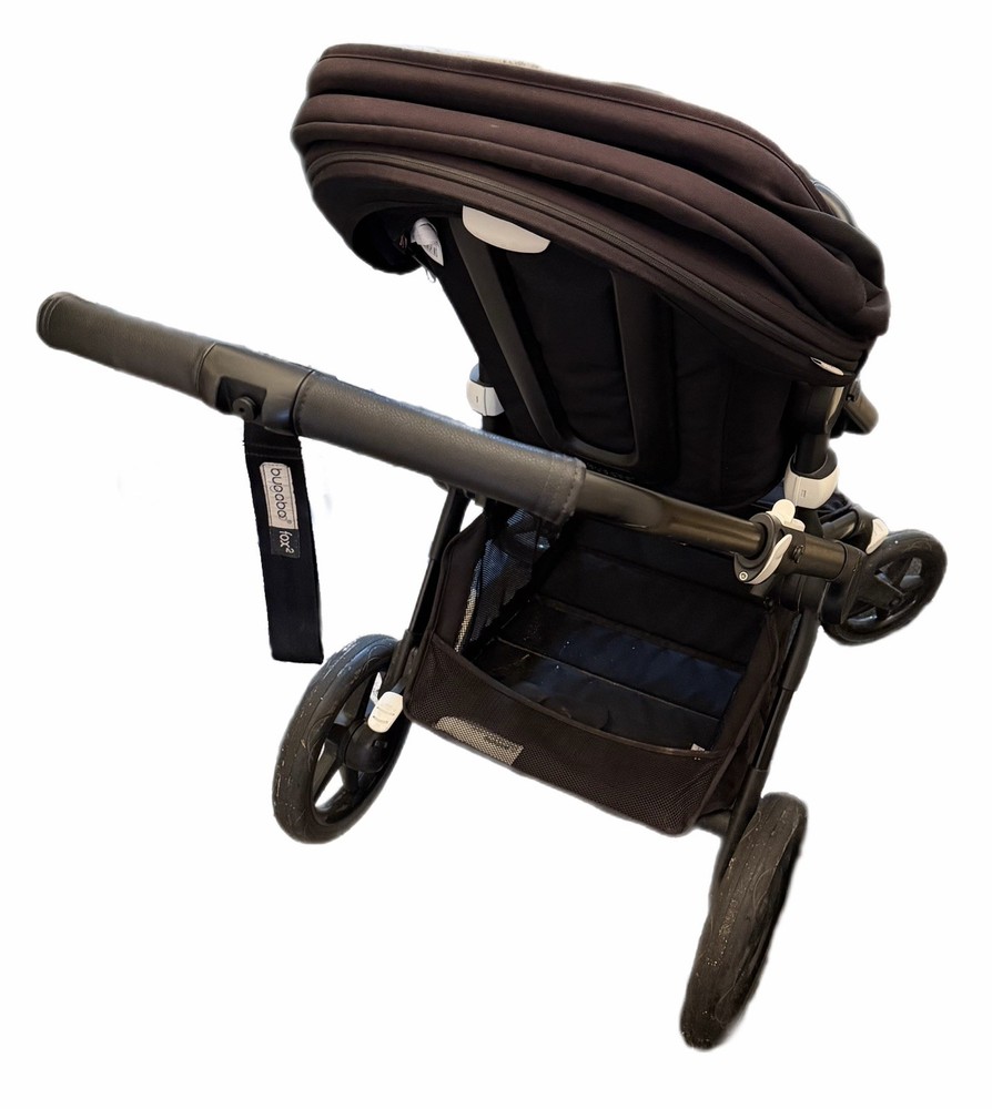 Great Pre-Owned Bugaboo Fox 2 Stroller Brown And Black with Bassinet