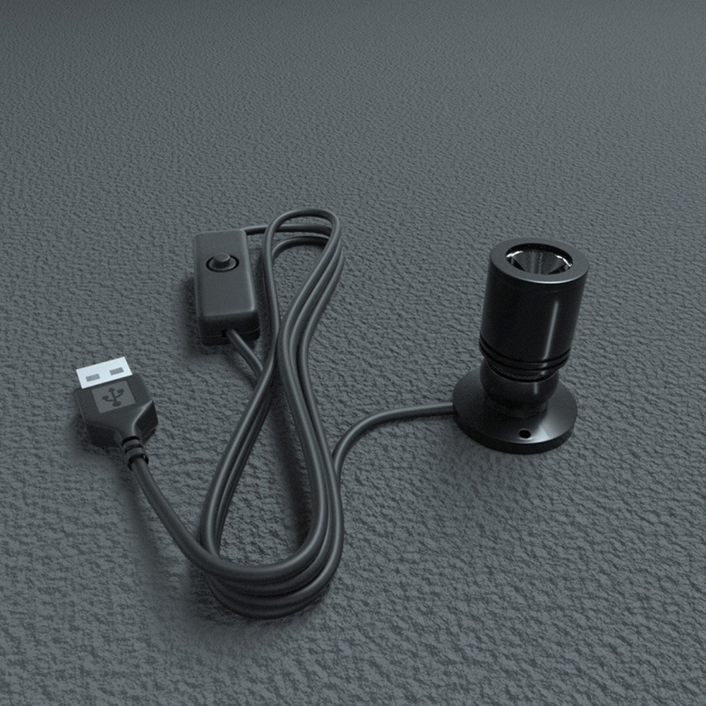 USB LED Spotlight 5V USB Powered Aluminum Construction Adjustable Tilt Angle