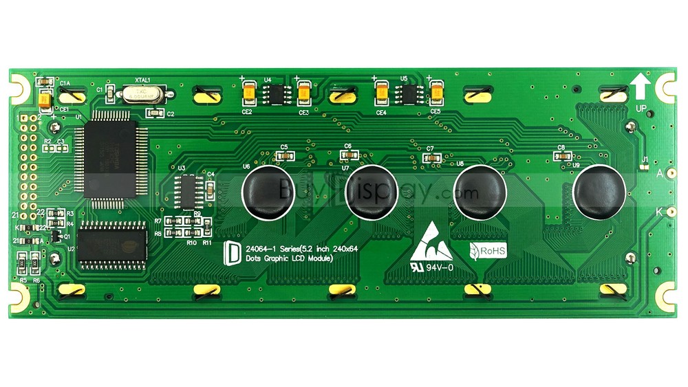 Black 240x64 Graphic LCD Display Module LCM w/RA6963,T6963 Controller w/Tutorial