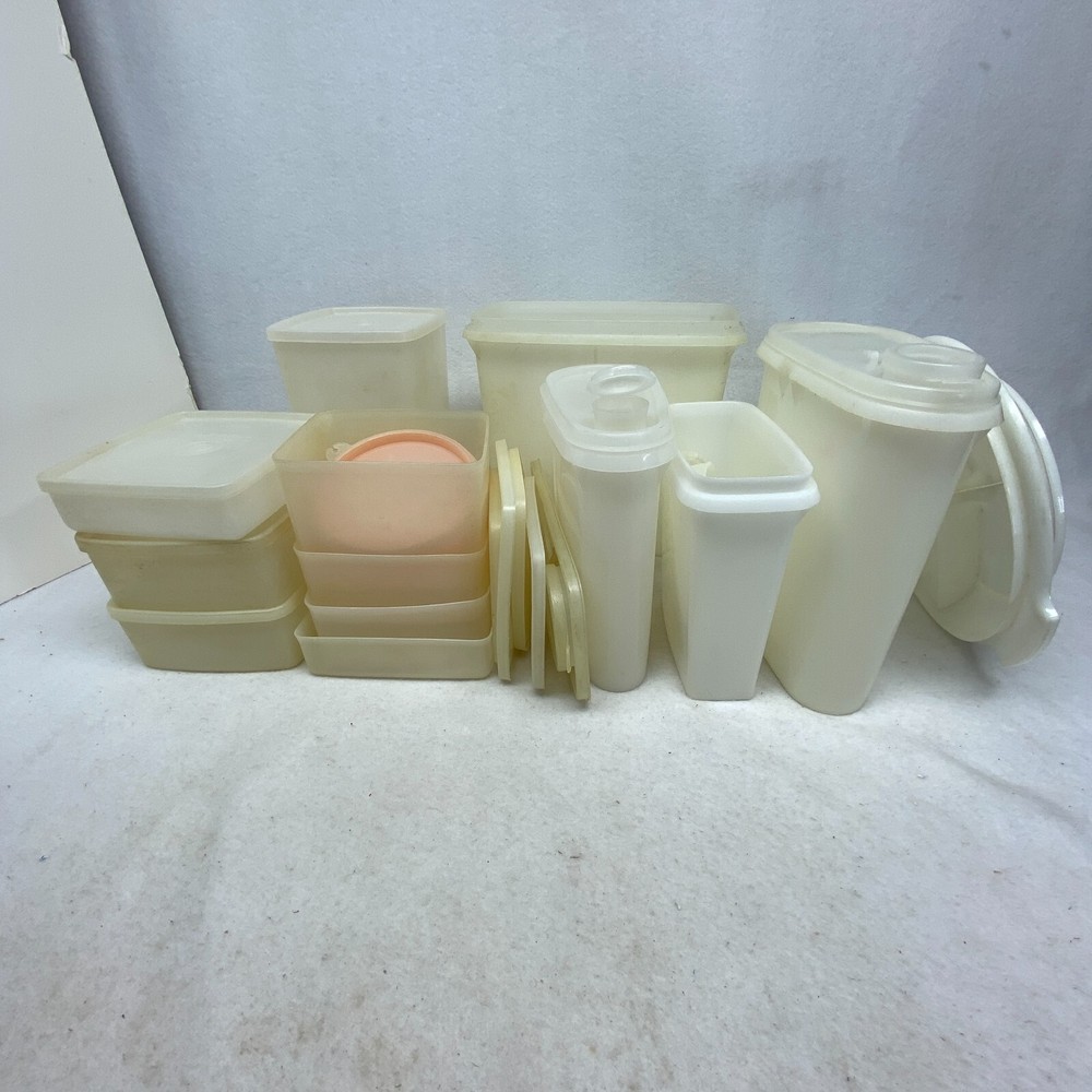 tupperware vintage containers and pitchers A