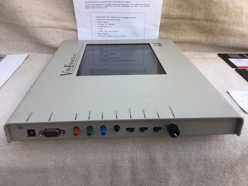 NVIEW VIEW FRAME ll +2 VISUAL PRESENTATION PROJECTION.