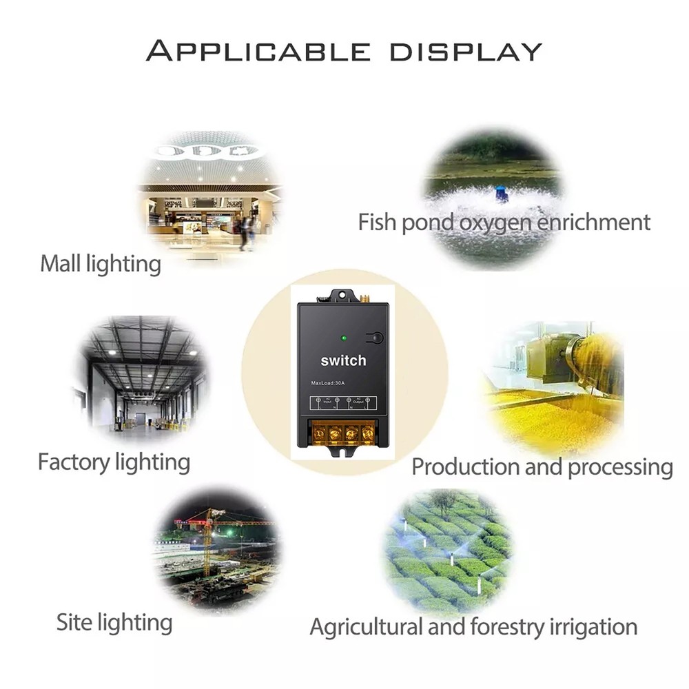 AC100V-240V 2CH Remote Control Switch Wireless Transmitter Receiver 1.5KM Range