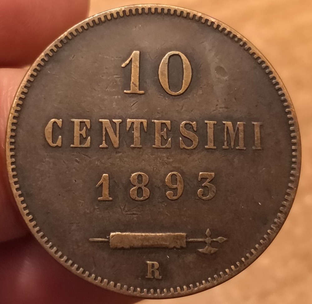 10 Centesimi 1893, San Marino, Ref. 3846