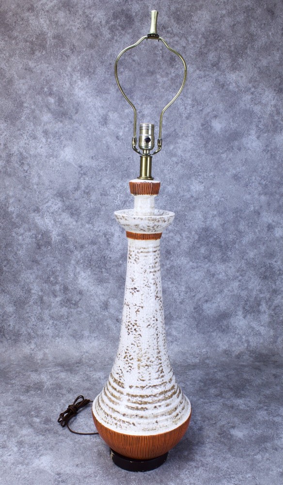 Vintage Mid Century Modern Large Ceramic Table Lamp