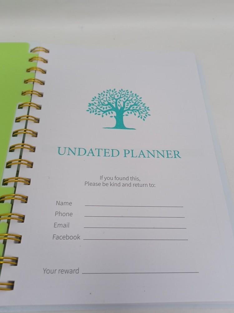 YMUMUDA UNDATED PLANNER WEEKLY MONTHLY 53 Weeks
