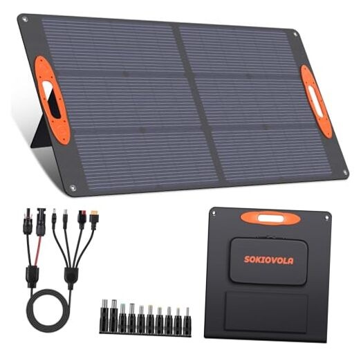 N-Type 16BB 100W Portable Solar Panel 18V Mono ETFE Foldable Solar SO-F100W