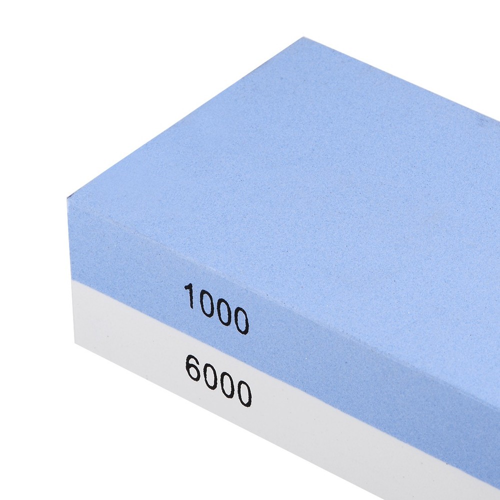 Double-Sided Whetstone Knives Sharpener Sharpening Stone 1000/6000 Grit