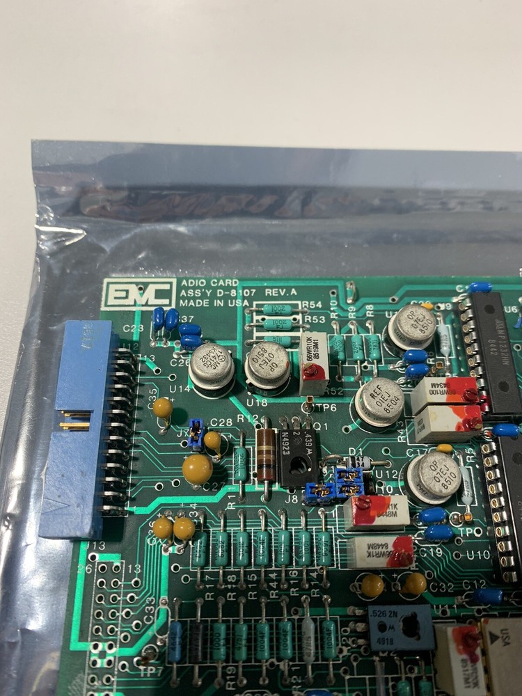 EMC D-8107 Rev A ADIO Card PCB Board for MPR E-Scan Microprocessor Refractometer