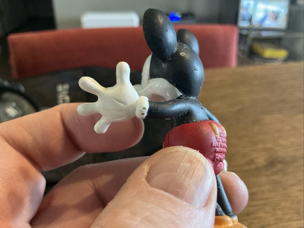 Vintage DisneyMickey Mouse Bendable 3” Bendems