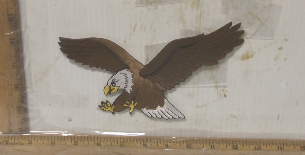 Large Eagle Embroidered Back Patch