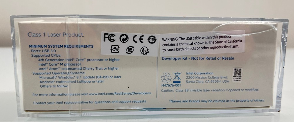 Intel RealSense 3D Camera Developer Kit