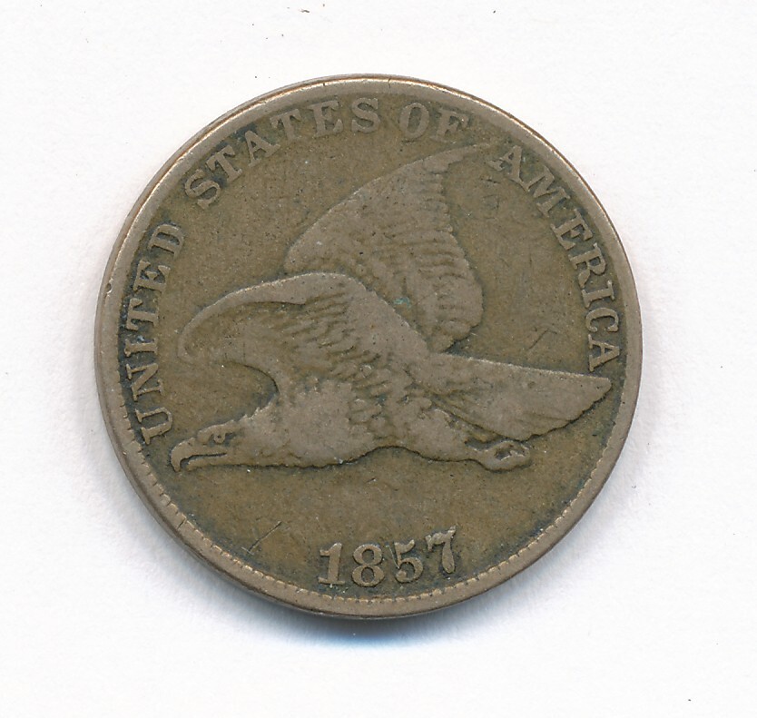 1857 FLYING EAGLE CENT