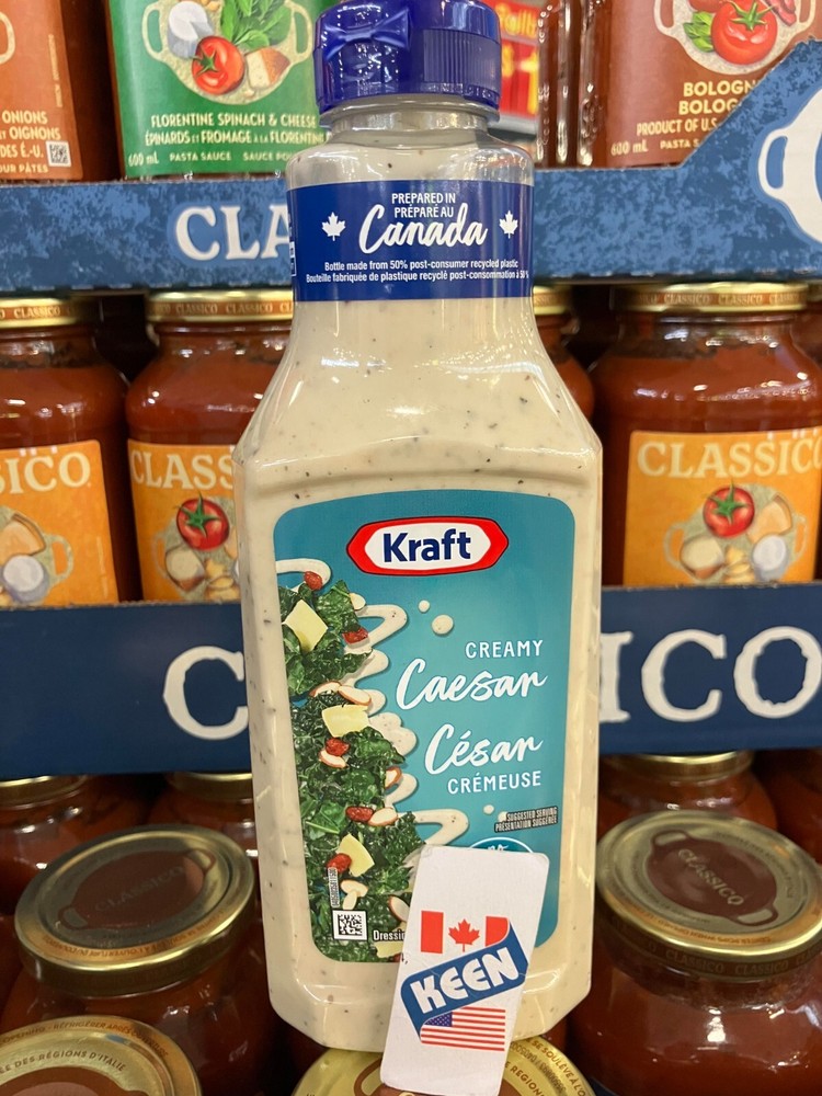 AiWaWa CA, Kraft Creamy Caesar Salad Dressing, 425 mL