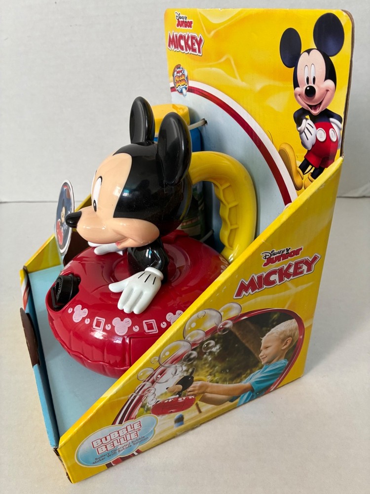 Imperial Disney Junior Mickey Bubble Bellie Super Magic Bubbles Blowing Machine