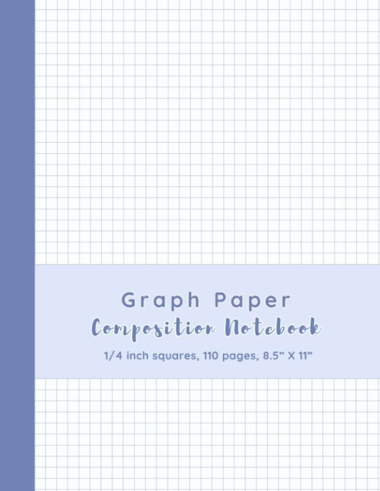 Graph Paper Composition Notebook: Grid Paper for Math and Science Students, Quad