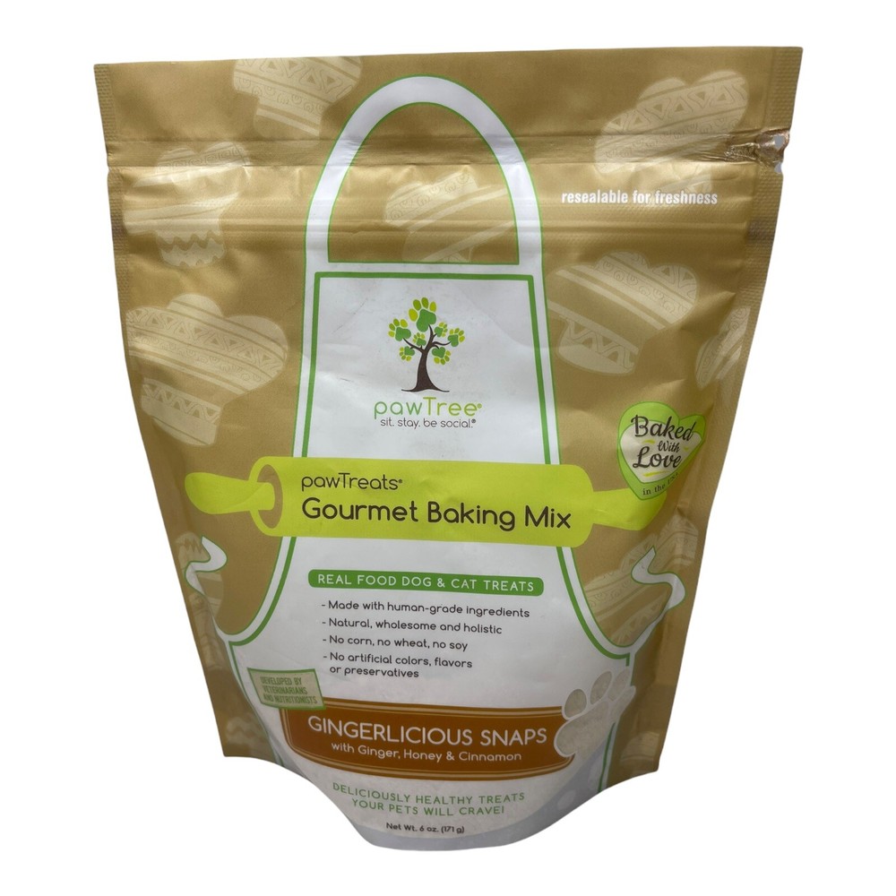 Paw tree Gourmet Baking Mix GINGERLICIOUS SNAPS