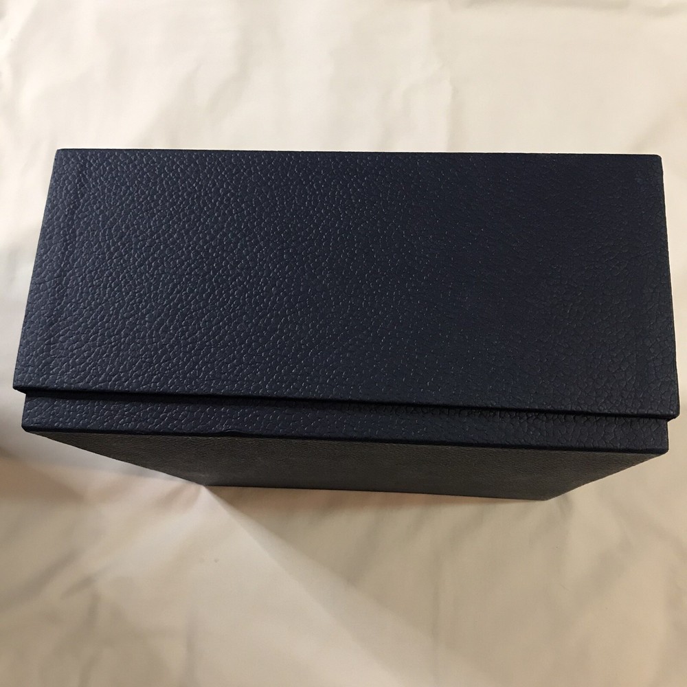 Dior Empty Box 12.25x11.25x5.25 Blue Textured Tissue Gift Storage