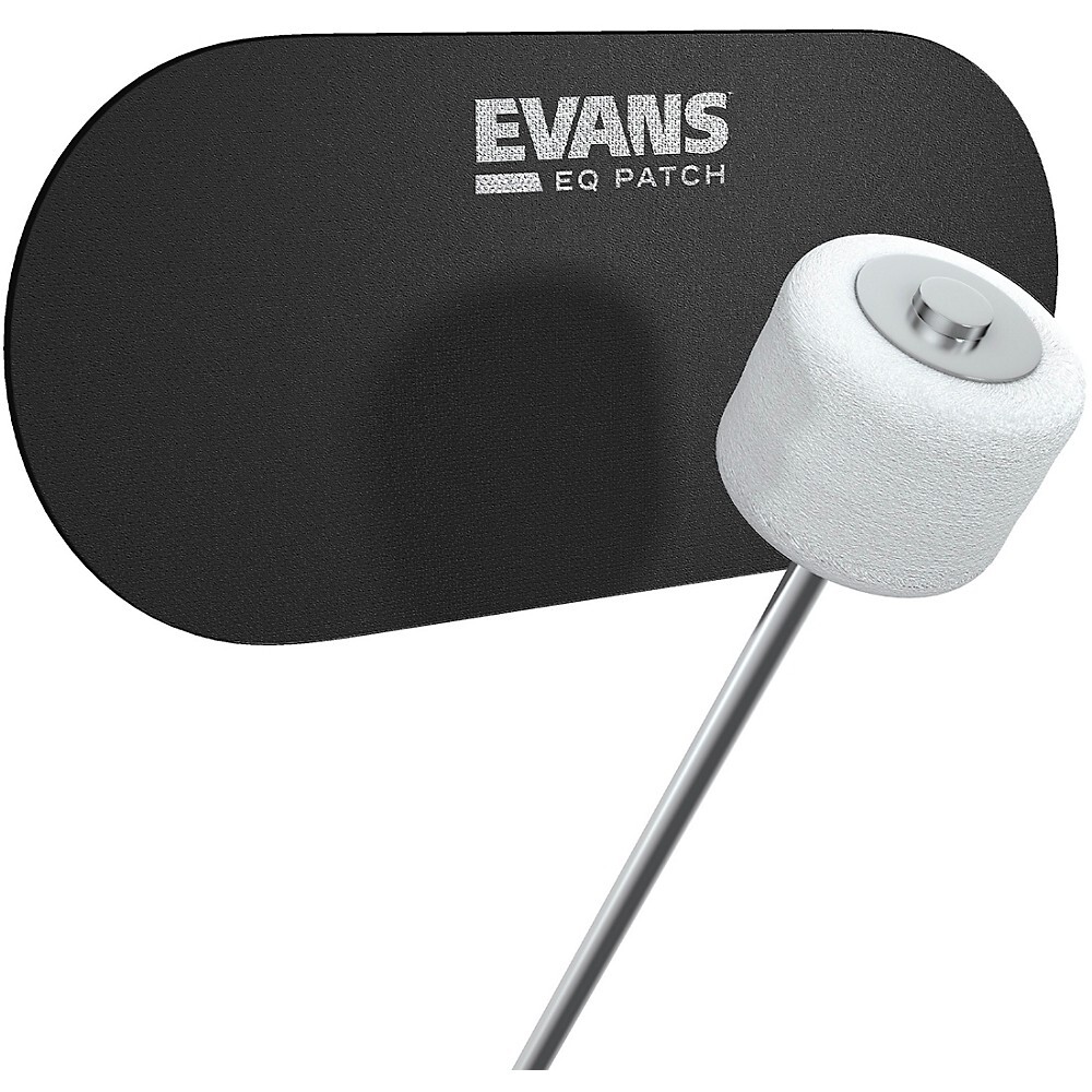 Evans EQ Double Bass Drum Patch Black