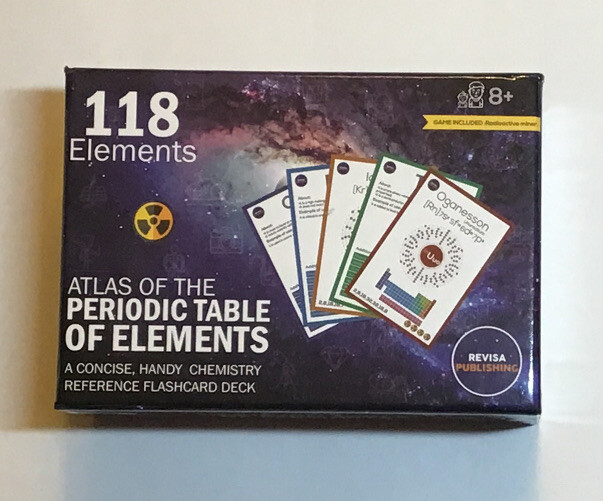 Periodic Table of Elements Laminated Flashcard Science kit Quick Element Study
