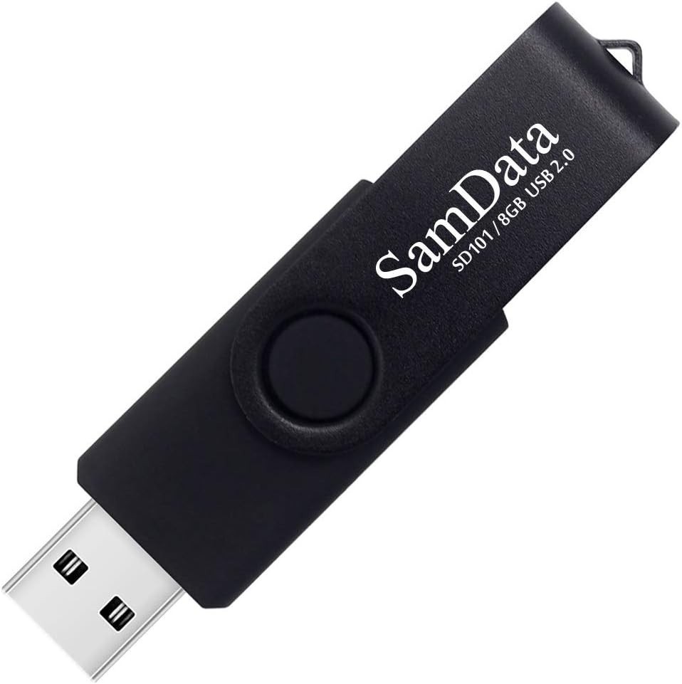 Stylish 8GB USB Memory Sticks - 2 Pack Black Drives for Effortless Data Transfer