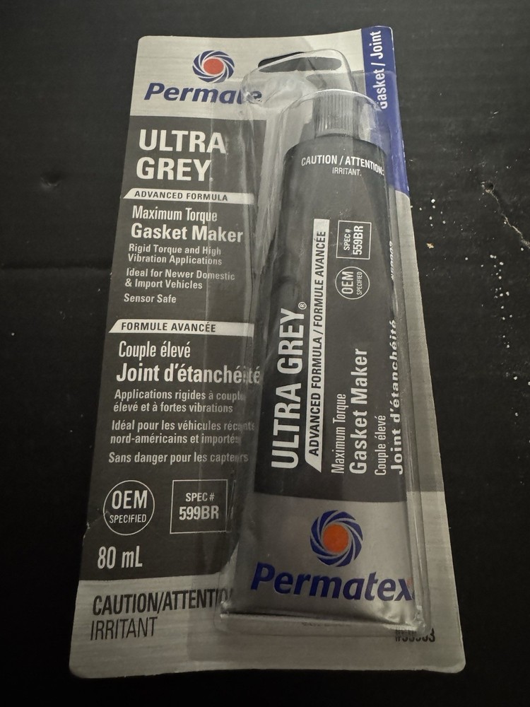 Ultra Grey Gasket Maker High Torque 599BR 3.5oz