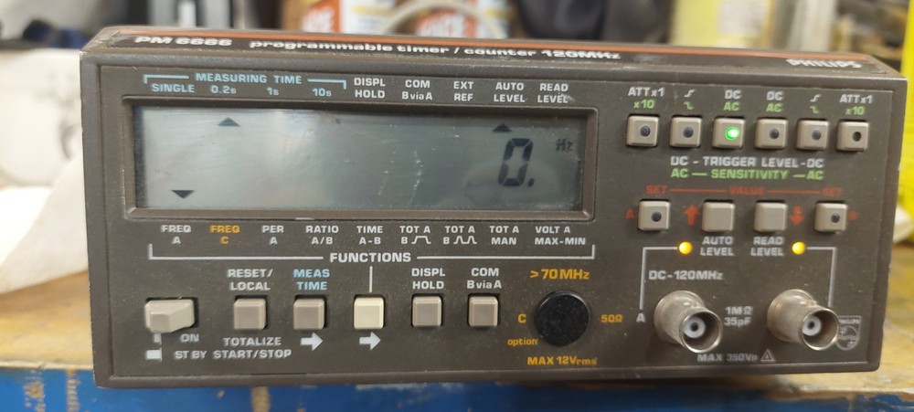 Fluke/Philips PM6666 Programmable Benchtop Counter Timer 120MHz