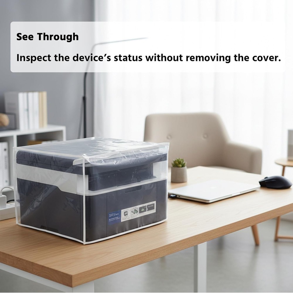 Clear Printer Dust Cover Waterproof Protective Case Universal
