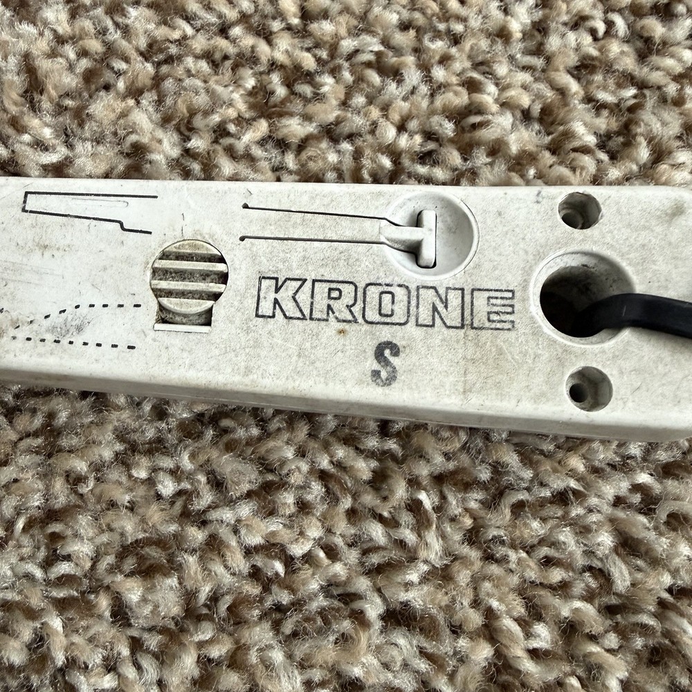 Vintage KRONE S LSA-Plus Punch Down Tool Terminal Insertion Networking Tool