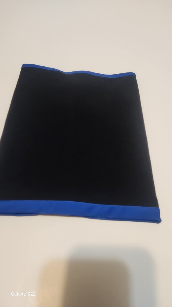 Phunkshun Wear Blue Black Reusable Neck Gaiter
